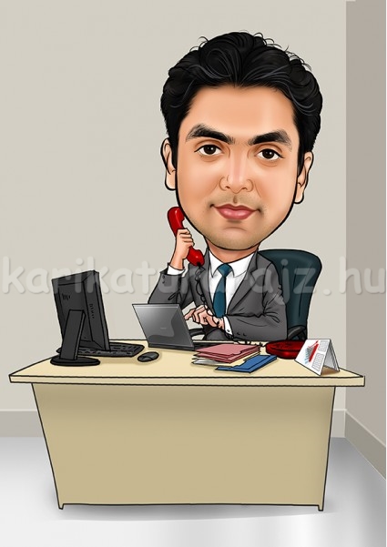 irodai karikatúra